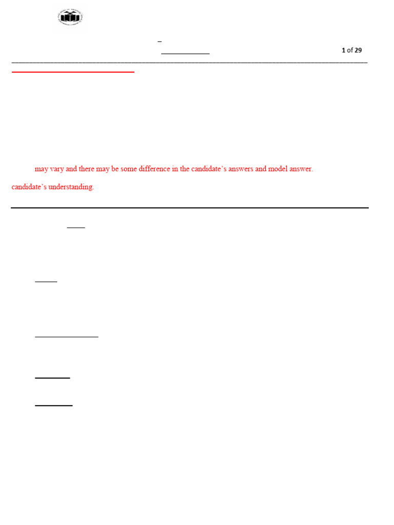 Model Answer for Subject Code 17660 | PDF | Gear | Actuator