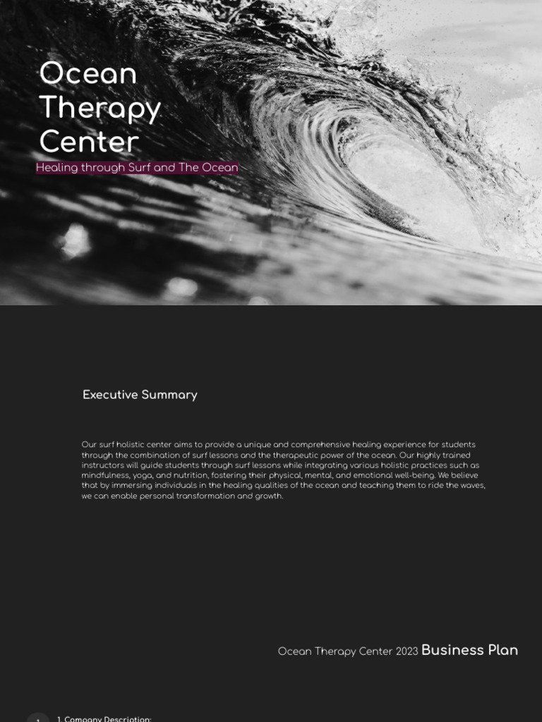 Ocean Therapy Center | PDF | Psychological Trauma | Pilates