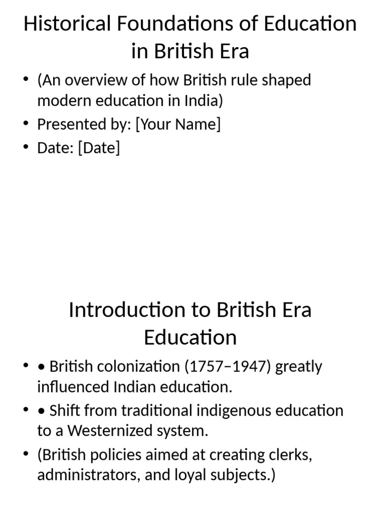 British Era's Impact on Indian Education | PDF | British Raj | University