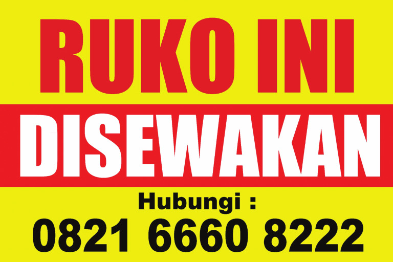 Banner Sewa Ruko - 150x100 CM | PDF