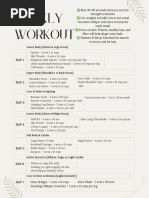 Core Strength Workout Routine | PDF