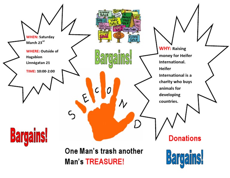 Poster 2nd Hand Sale | PDF | Society | Charity