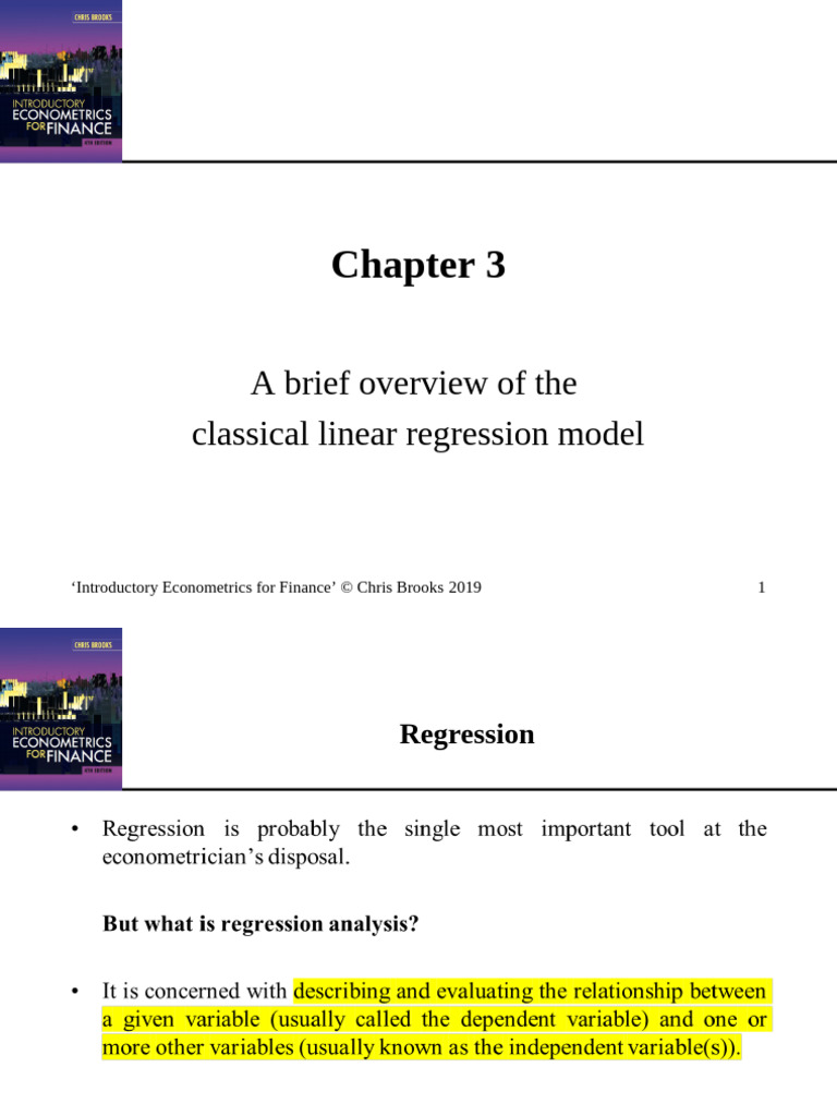 Ordinary Least Squares Overview | PDF | Normal Distribution | Econometrics