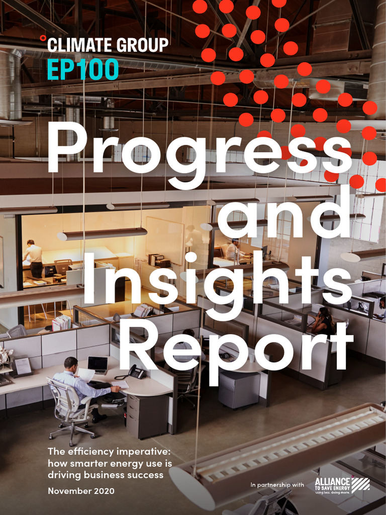 EP100: Driving Energy Efficiency Success | PDF | Efficient Energy Use ...