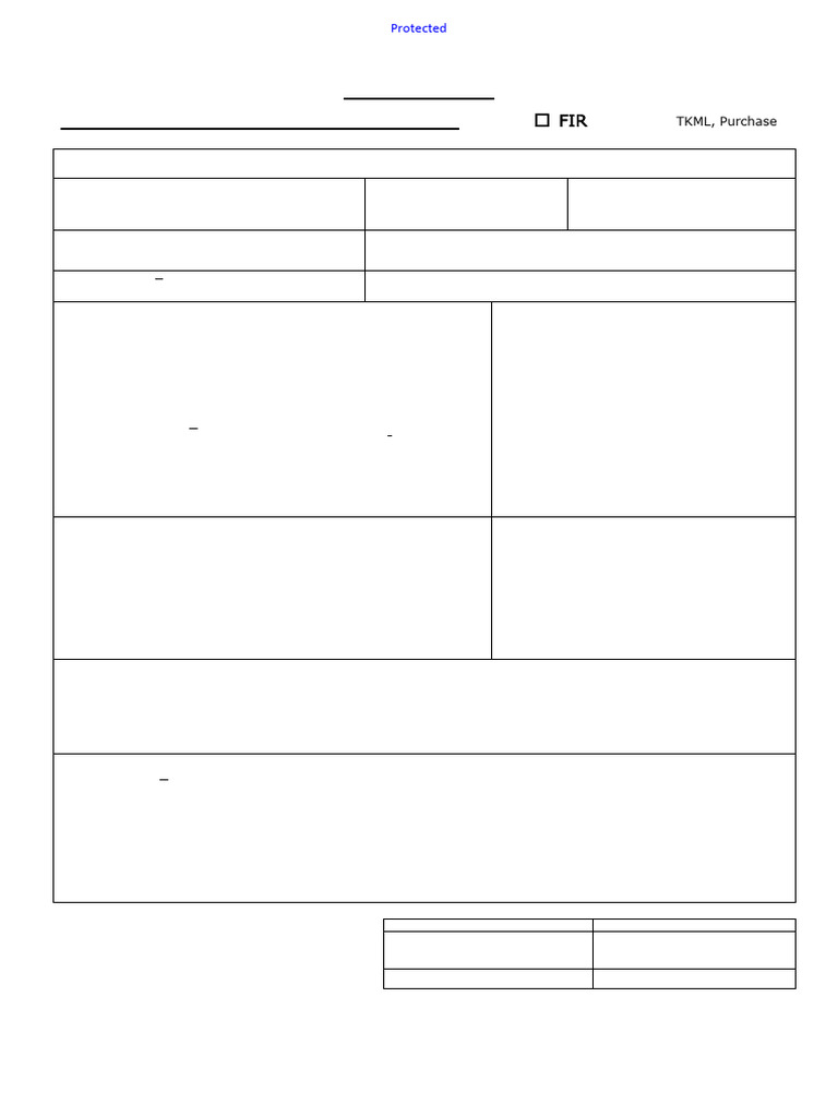 Attachment 3 Accident Reporting FIR Format | PDF