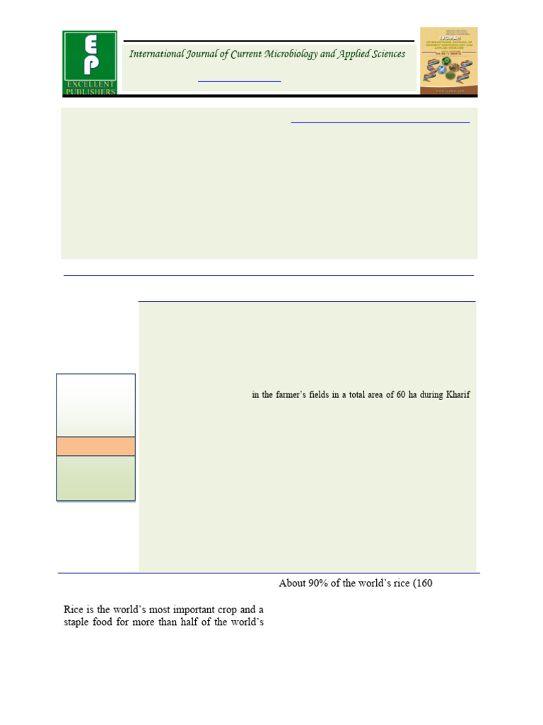 Project 4 | PDF | Rice | Sowing