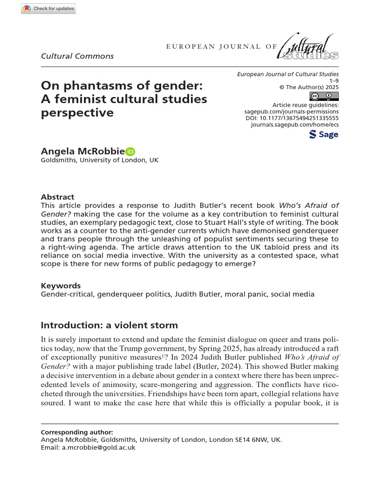 Feminist Perspectives on Gender Politics | PDF | Feminism | Gender Studies