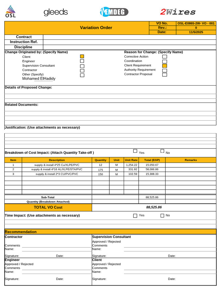 OSL-E0865-2W - VO - 001-Rev.01 | PDF | Business