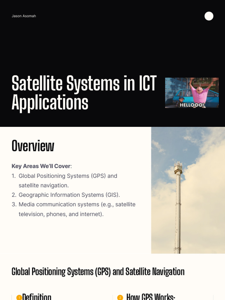 GPS and Satellite Systems in ICT | PDF | Global Positioning System ...