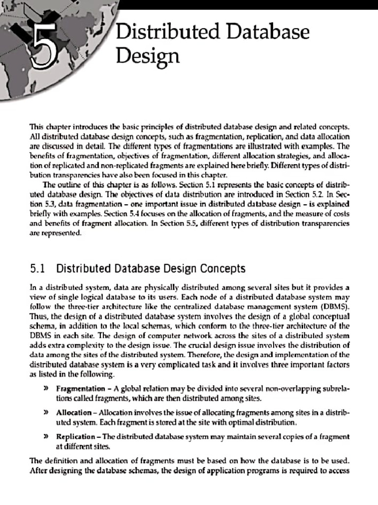 Chapter No5 - Distributive Database | PDF