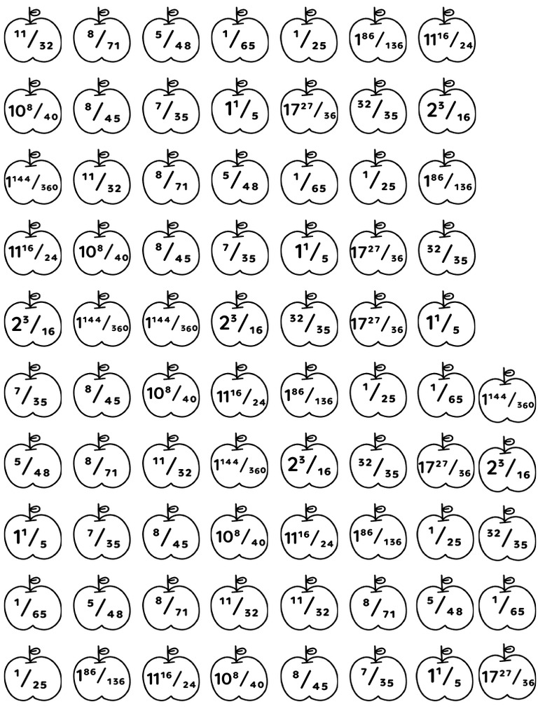 Green Fun Apple Math Worksheet_20240908_204101_0000 | PDF