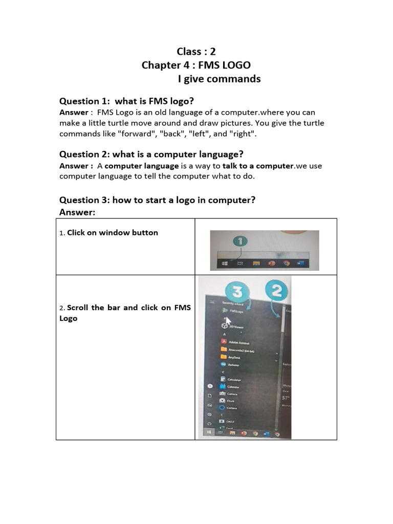 Wordpad Notes CH 4 | PDF