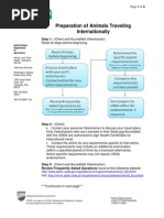 international health certificate for us imports bringing pets to the us