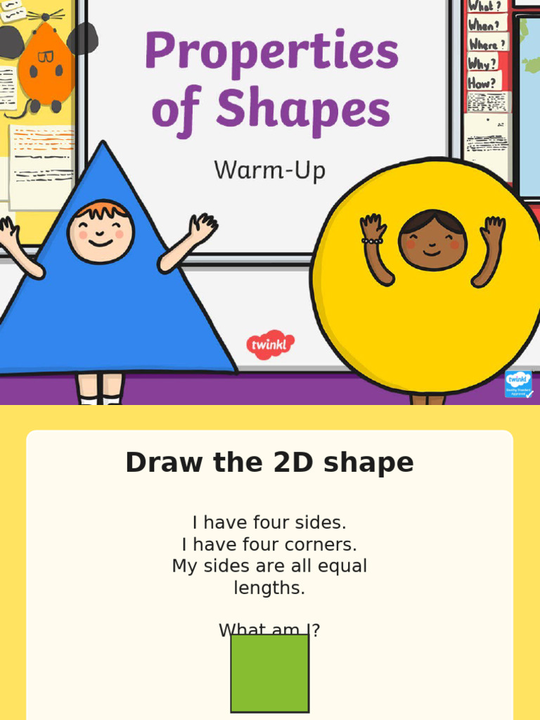 T N 2544853 Year 2 Properties of Shape Warmup Powerpoint - Ver - 2 | PDF