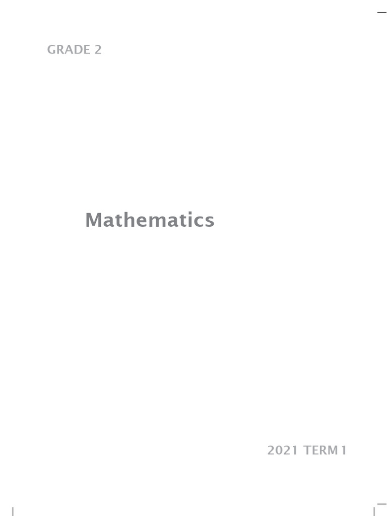 NECT Grade 2 Maths Lesson Plans 2021 | PDF | Lesson Plan | Learning