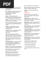 Magazine and Newspaper Terminology Guide | PDF | Page Layout | Text