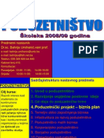 4-1. Poduzetnistvo - Poduzetnicki Projekt-Biznis Plan (2008-09)