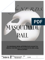 Nerd Club Flier - Masquerade