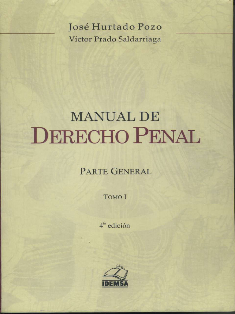 Manual de Derecho Penal: Parte General | PDF | Derecho penal ...