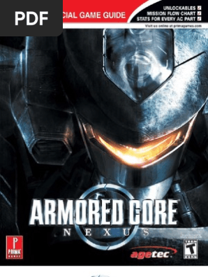 Armored Core Nexus Prima Official Eguide Copia Missile Bomber
