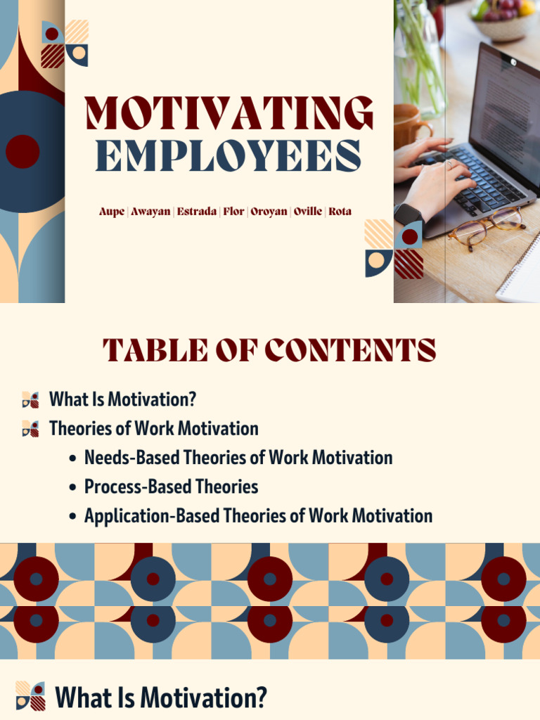 Chapter 8 Motivating Employees | PDF | Motivational | Motivation