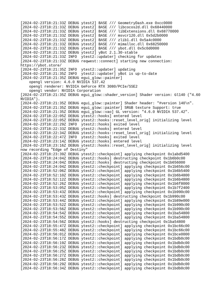 Log 1708712492077 | PDF | Computer Libraries | Computer Graphics