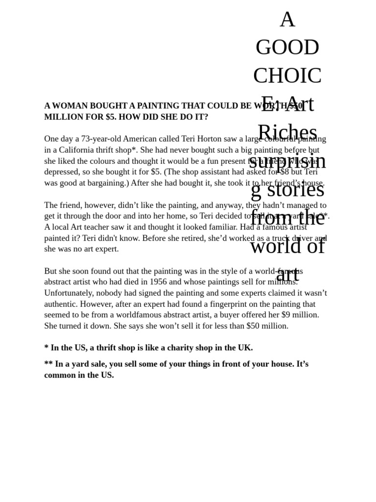 High Note 9 Unit 9 Text 1 | PDF