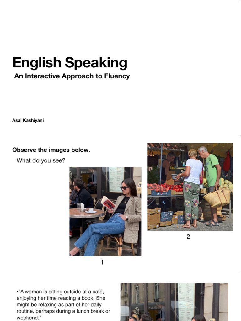 Interactive English Speaking Guide | PDF