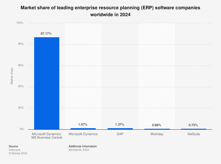 2024 Global ERP Market Share Overview | PDF