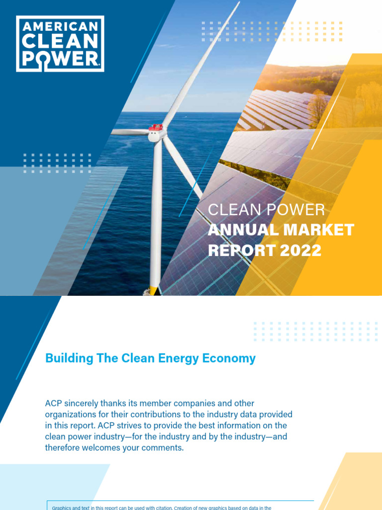 2022-ACP-Annual-Report_Public | PDF | Wind Power | Renewable Energy