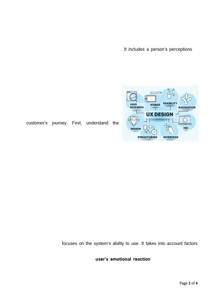 Understanding User Experience Design | PDF | User Experience | User ...