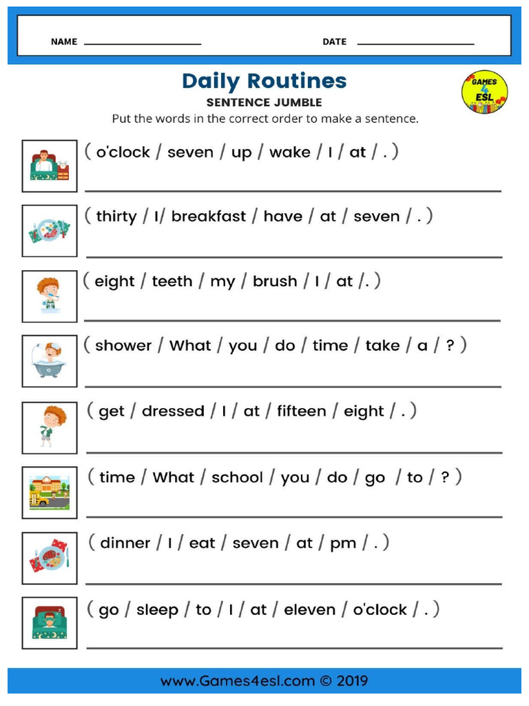 Daily Routine | PDF