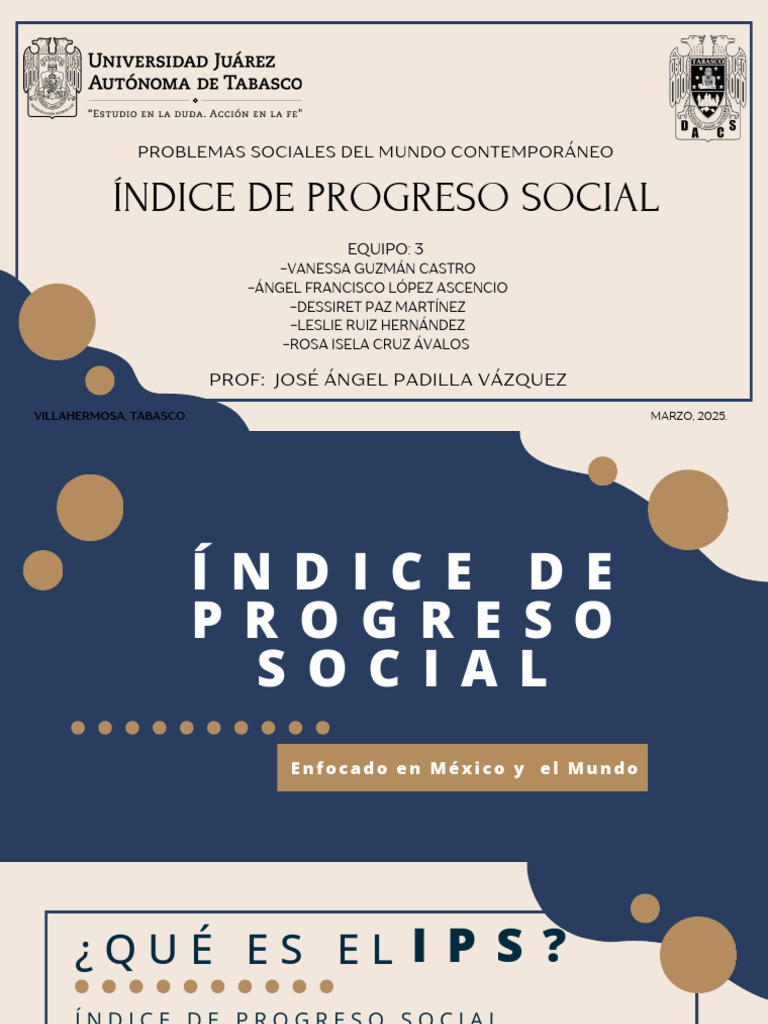 Indice de Progeso Social - 20250327 - 152832 - 0000 | PDF | Calidad de ...