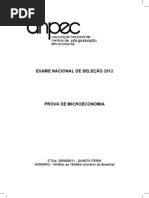 ANPEC 2012 - Microeconomia