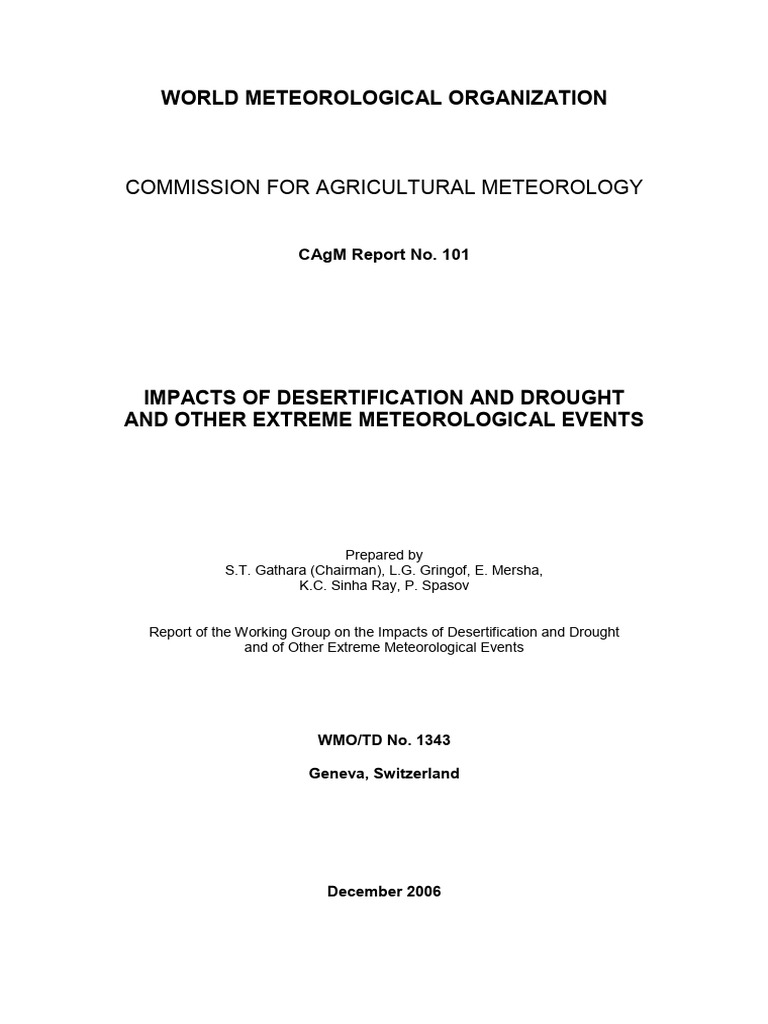 Impacts of Desertification and Drought | PDF | Drought | Soil