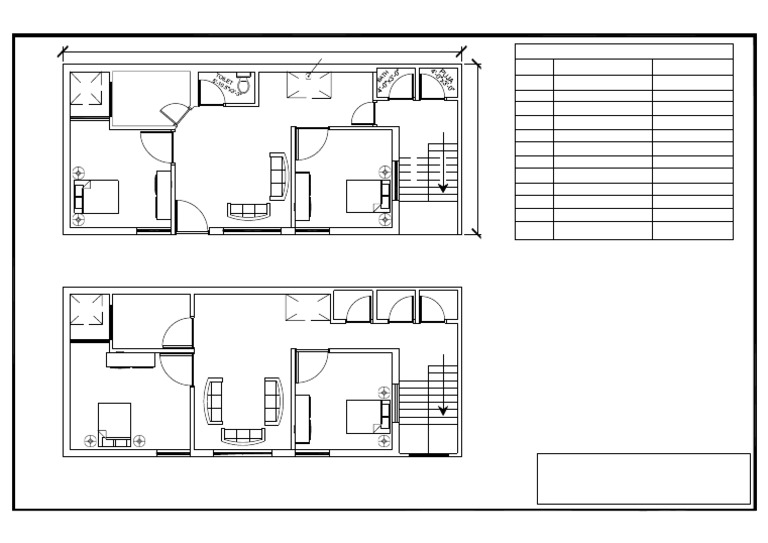 Ground Floor and First Floor Plan | PDF