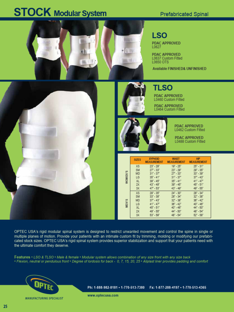Modular Spinal Support Systems | PDF | Musculoskeletal System