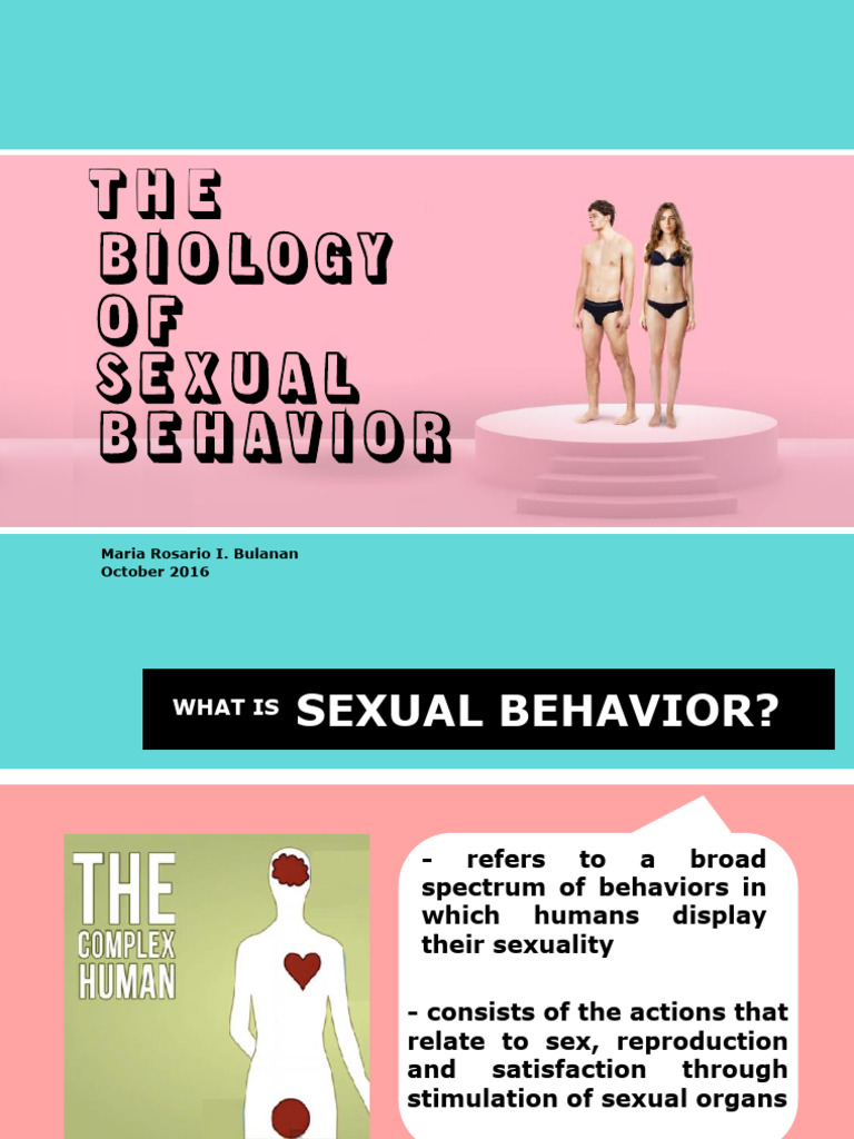 Biology of Sexual Behavior - UTS | PDF | Human Reproduction ...