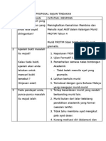 Kerangka Untuk Proposal Kajian Tindakan