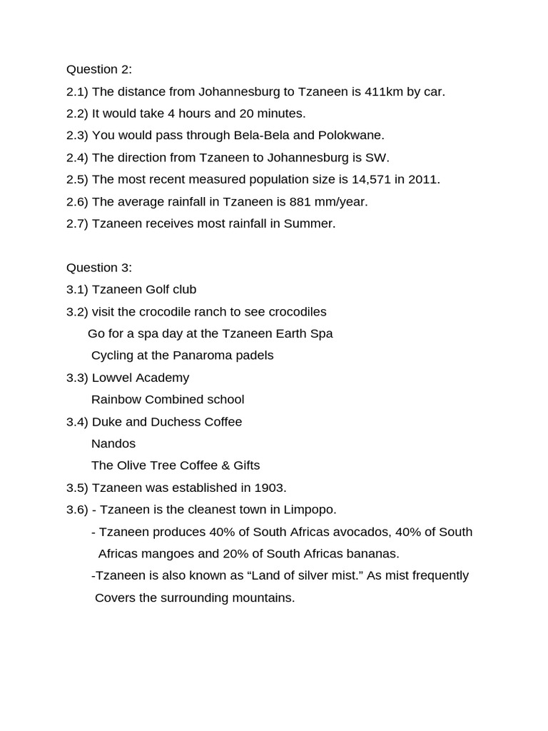 Lowvel Academy in Tzaneen Overview | PDF