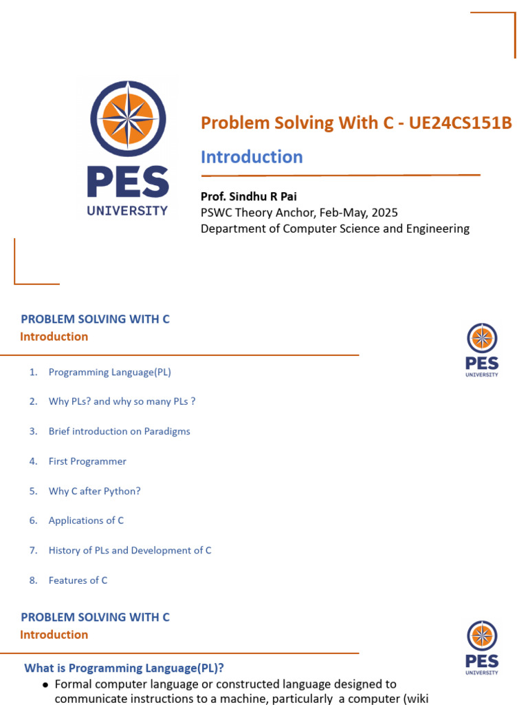 C Programming Problem Solving Guide | PDF | Computer Program | Programming