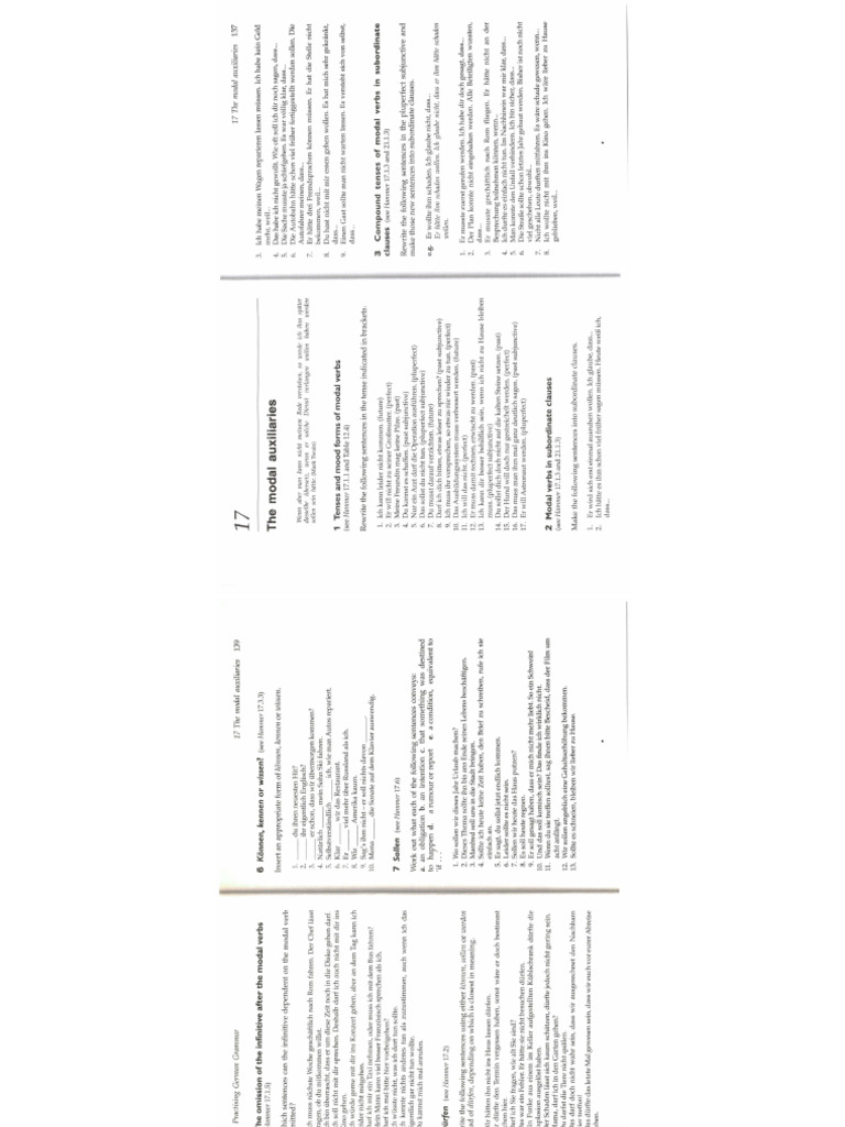 Hammer Workbook Modal Verbs | PDF