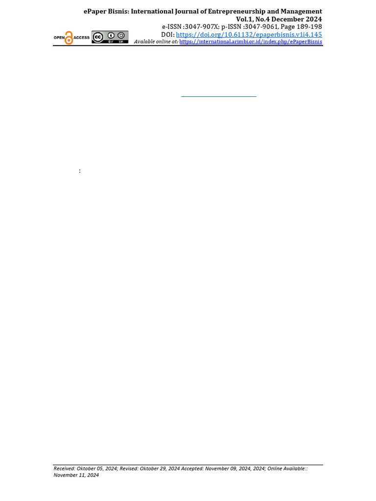 ePaper+Bisnis+-VOLUME +1+NO +4+DECEMBER+2024+Page+189-198 | PDF ...