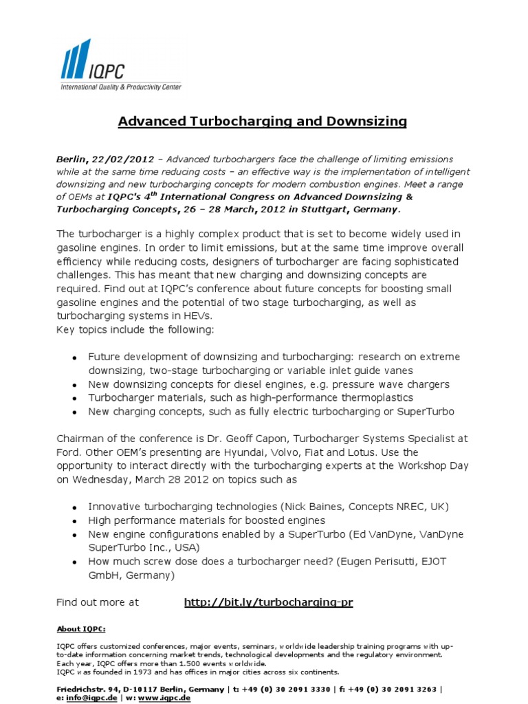 PR Advanced Turbocharging | PDF | Computers