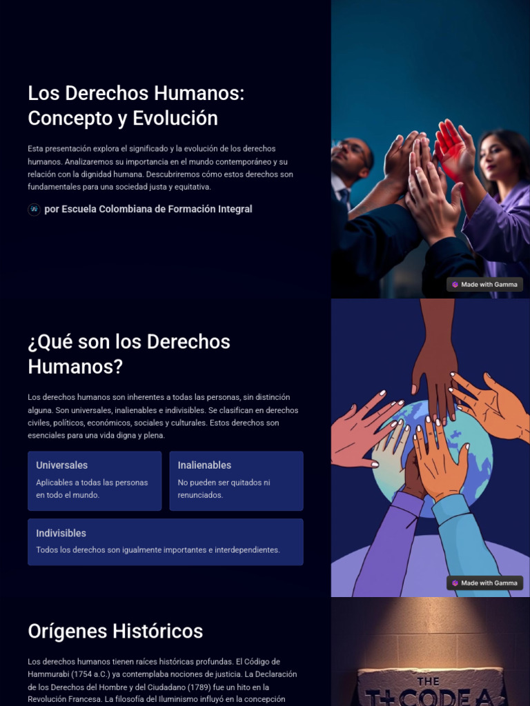 Evolución y Desafíos de los Derechos Humanos | PDF | Derechos humanos ...
