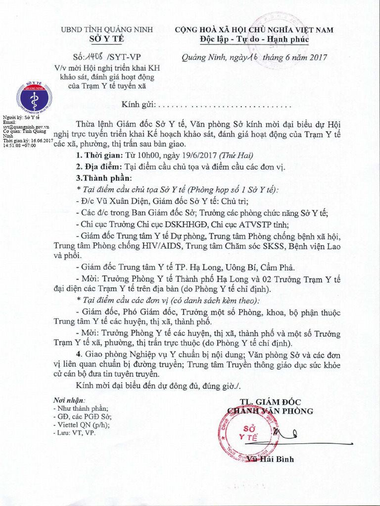 Giay Moi CV 1408.signed | PDF | Vietnam | Southeast Asia