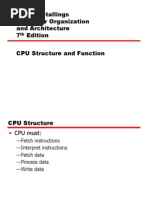 Processor Organization