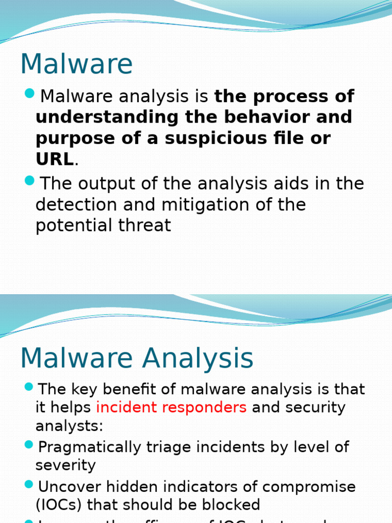 Comprehensive Guide to Malware Analysis | PDF | Malware | Security