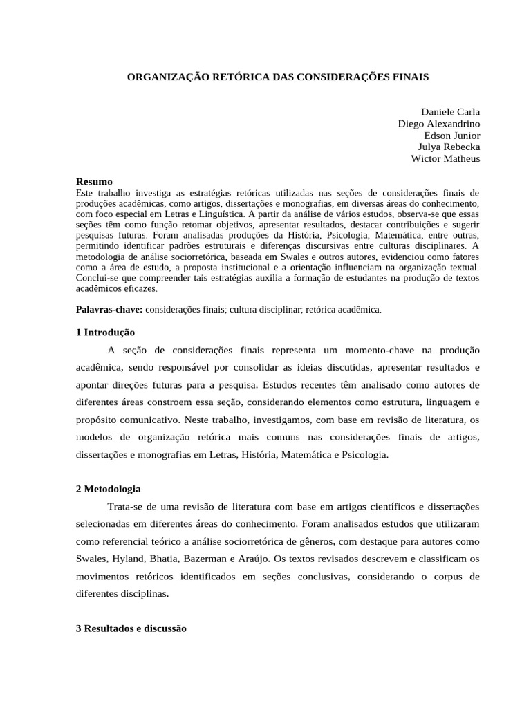 Resumo Expandido Prod Text | PDF | Abstract (resumo) | Psicologia