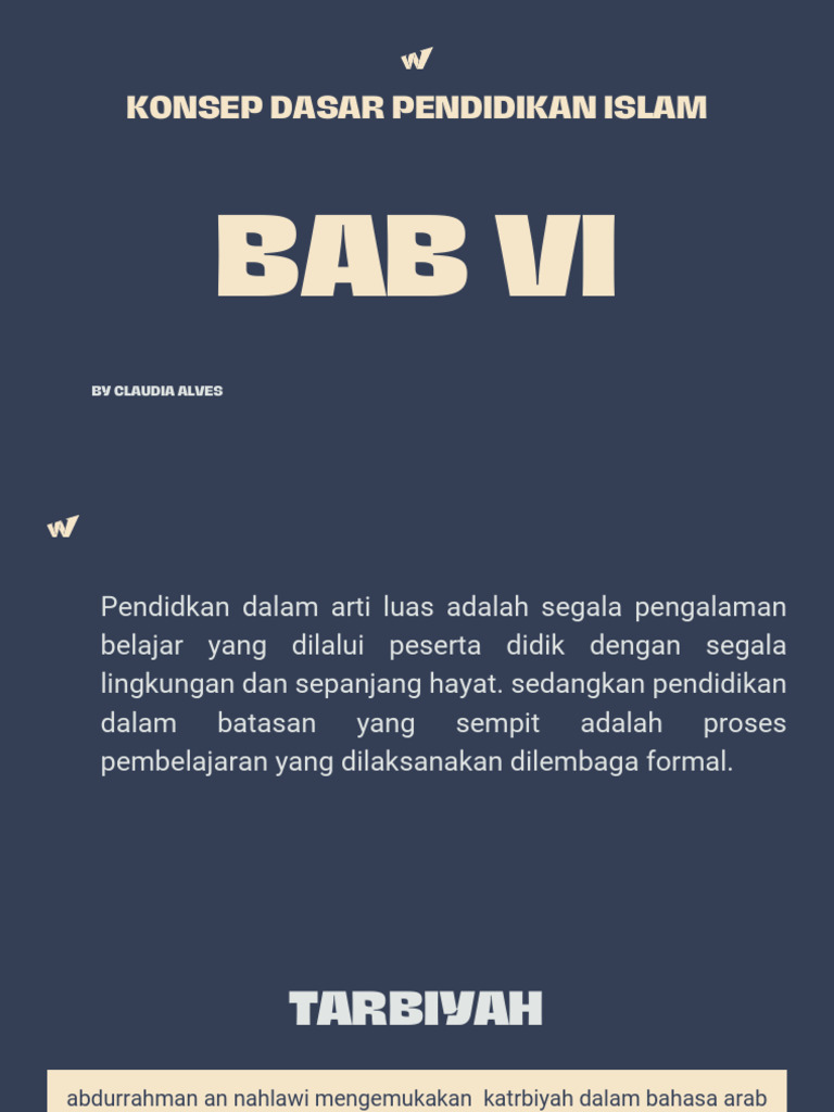 Konsep Dasar Pendidikan Islam | PDF
